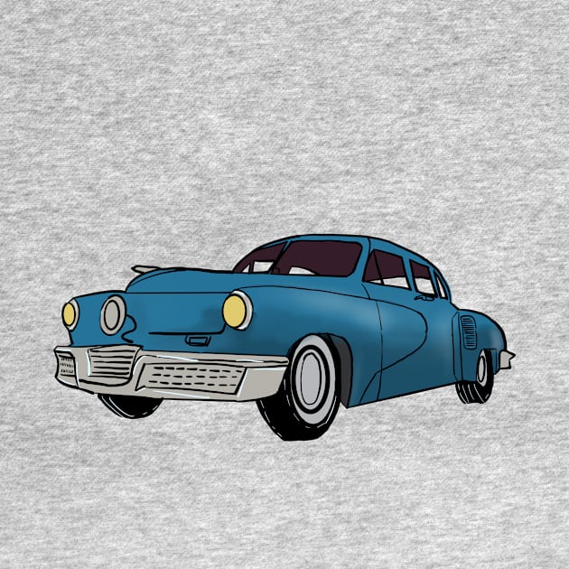 Vintage Retro American Classic Car by livania